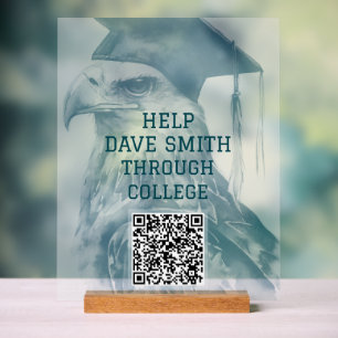 Unique Custom QR Code Acrylic Sign