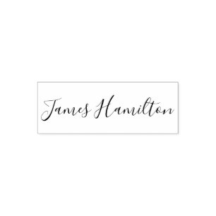 Unique Custom Signature personalised Self-inking S Stamp