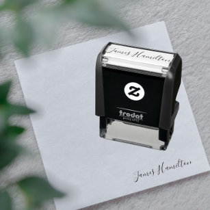 Unique Custom Signature personalised Self-inking Stamp