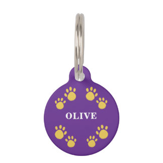 Unique Customizeable, Paws Pet Tag