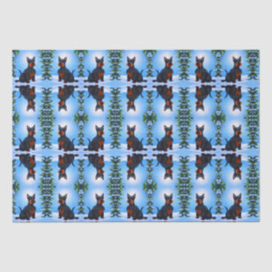 Unique Cute Festive Dog Scottish Terrier Tissue Paper