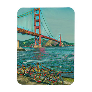 Unique cyclist gifts magnet