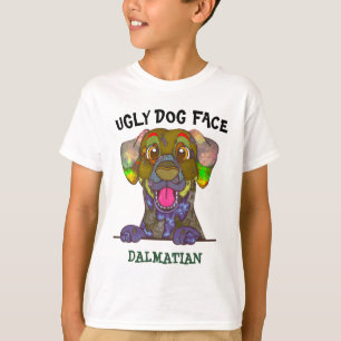 Unique Dalmatian ugly dog face T-Shirt