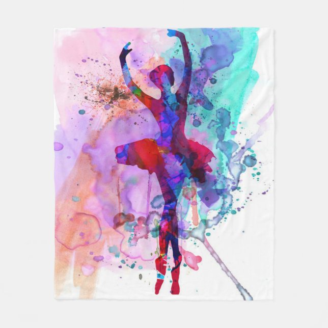Unique Dance Lover Gift | Perfect Gift Idea Fleece Blanket (Front)