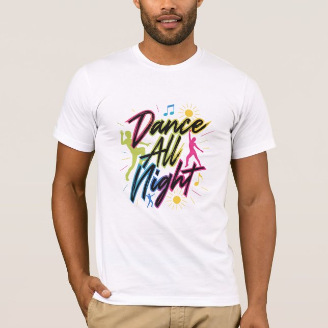 Unique Dance Lover Typography T-Shirt for Internat (Front)