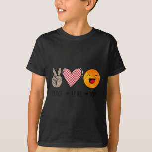 Unique Design Peace Love Joy Hapness Motivational T-Shirt