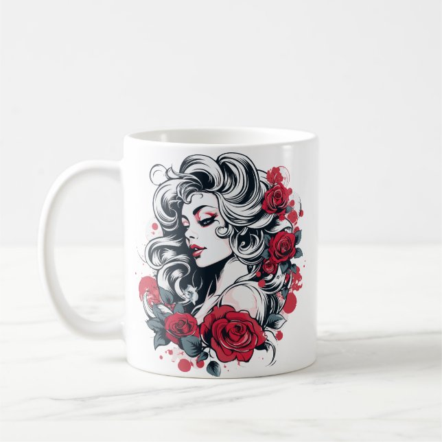 Unique Designer  Coffee Mug (Left)