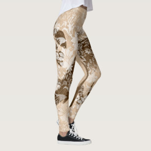 Unique Dessert Ephemera Camo Pattern Leggings