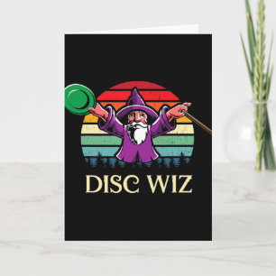 Unique Disc Golf Player Gift Frisbees Golfer Cool Card