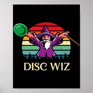 Unique Disc Golf Player Gift Frisbees Golfer Cool  Poster