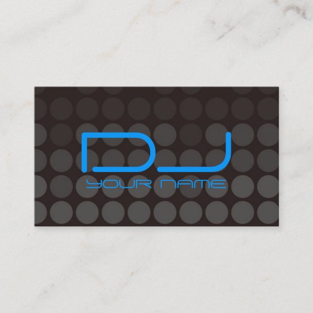 Unique DJ Business Card (Front)