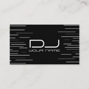 Unique DJ Business Card