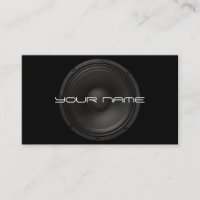 Unique DJ Business Card