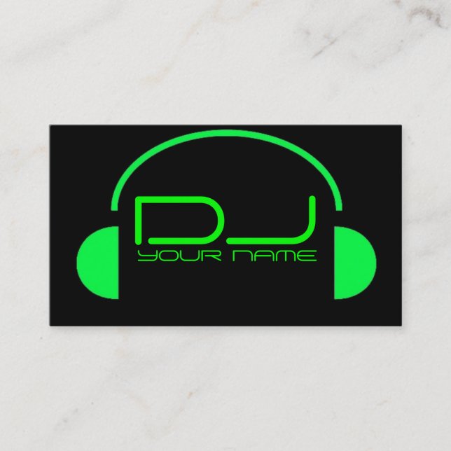 Unique DJ Business Card (Front)