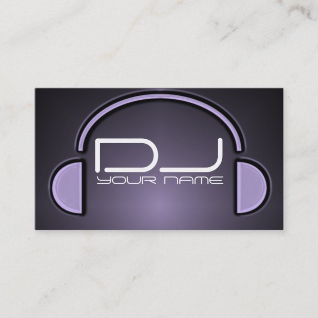 Unique DJ Business Card (Front)