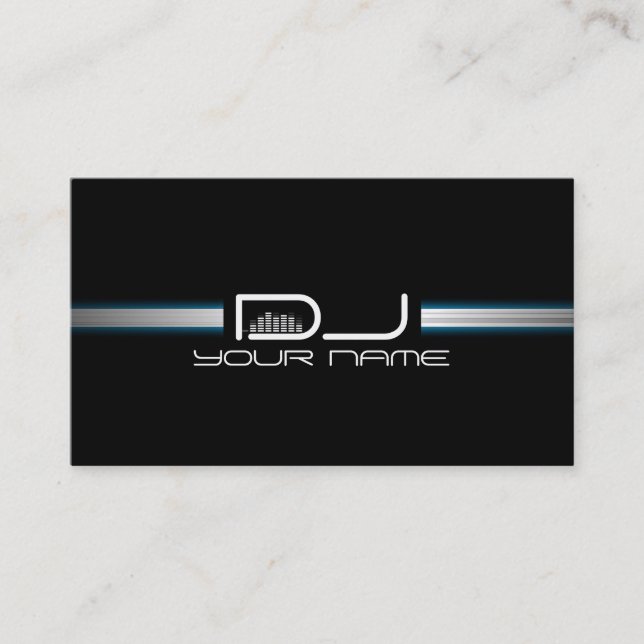 Unique DJ Business Card (Front)