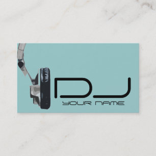Unique DJ Business Card