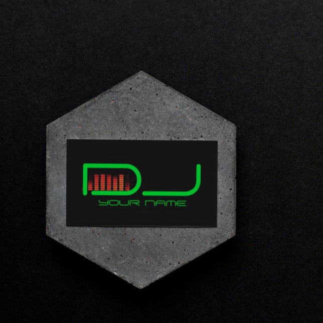 Unique DJ Business Card (Creator Uploaded)