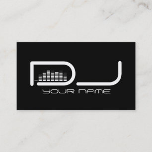 Unique DJ Business Card