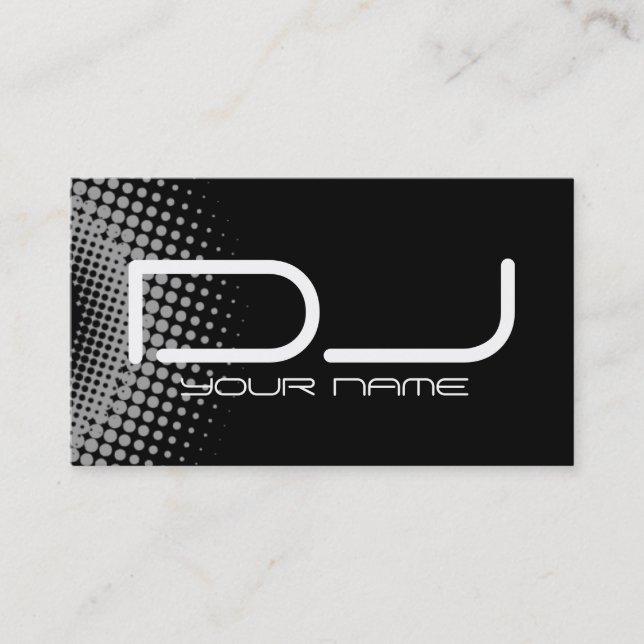 Unique DJ Business Card (Front)