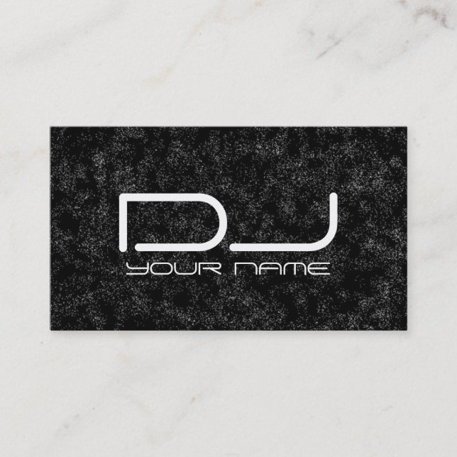Unique DJ Business Card (Front)
