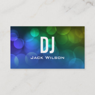 UNIQUE DJ BUSINESS CARD Blue