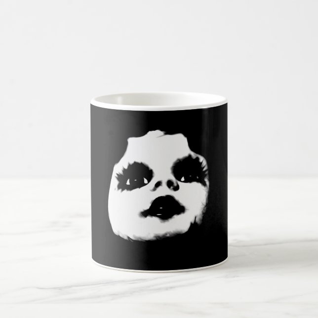 Unique Doll Face Coffee Mug (Center)