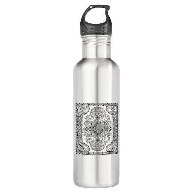 Unique Doodle 710 Ml Water Bottle (Front)