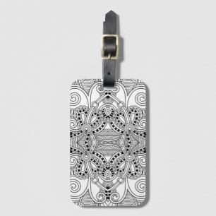 Unique Doodle Luggage Tag