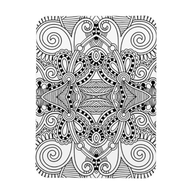 Unique Doodle Magnet (Vertical)