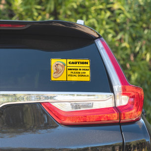 Unique Driver is Deaf Caution