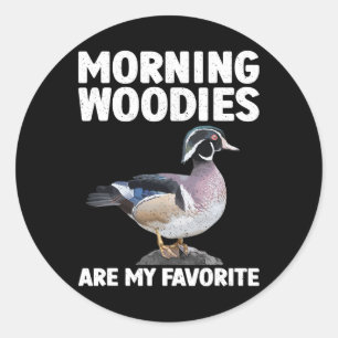 Unique Duck Hunting Art For Men Women Hunter Duck Classic Round Sticker