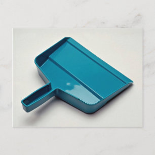Unique Dust pan Postcard