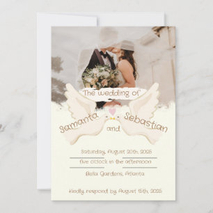 Unique elegant design invitation
