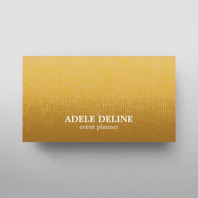 Unique Elegant Gold Pattern Event Planner Business Card (Creator Uploaded)