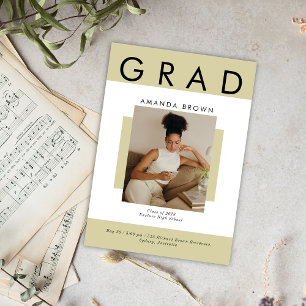Unique Elegant Magazine GRAD Announcement 2025