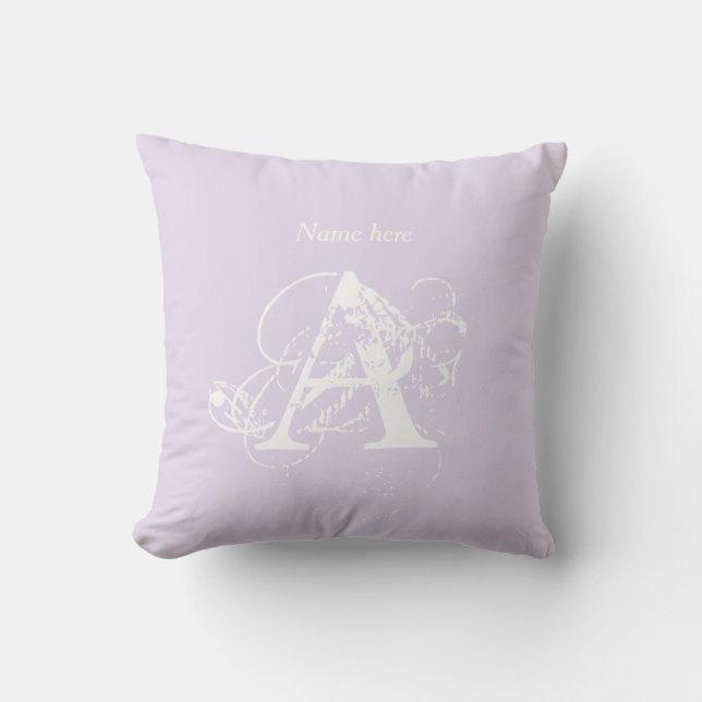 Unique Elegant Modern Chic Typography Template Cushion (Front)