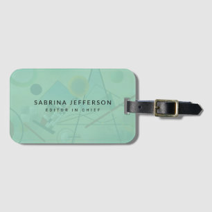 Unique Elegant Plain Simple Minimalist Luggage Tag