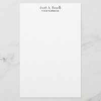 Unique Elegant Plain Simple White Special