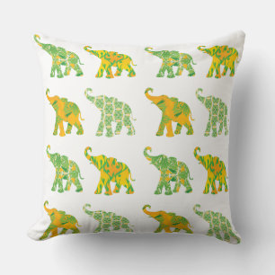 Unique Elephant Pattern Art Graphic Modern Cushion