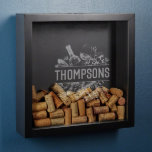 Unique Engraved Turley Wine Cork Shadow Box<br><div class="desc">They make excellent wine gifts for women and make excellent table top displays or easily mount on any wall. Each of our Turley shadow boxes measures 13 x 13 x 4 and makes a unique piece of home decor that you add to with every bottle.</div>