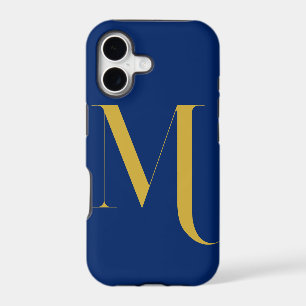 Unique Extra Large Monogram Print Navy