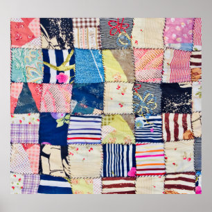 Unique Fabric: Bangkok Handmade Blankets Poster