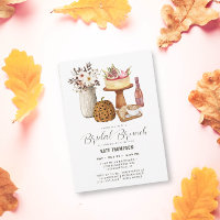 Unique Fall Autumn Pumpkin Bridal Shower Brunch