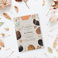 Unique Fall Painted Little Pumpkin Baby Shower