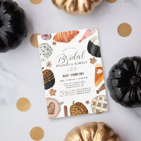 Unique Fall Painted Pumpkins Bridal Shower Brunch