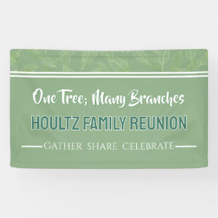 Unique Family Reunion Custom Banner