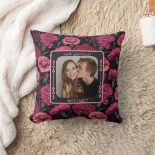Unique Family Wedding Anniversary Throw Pillow