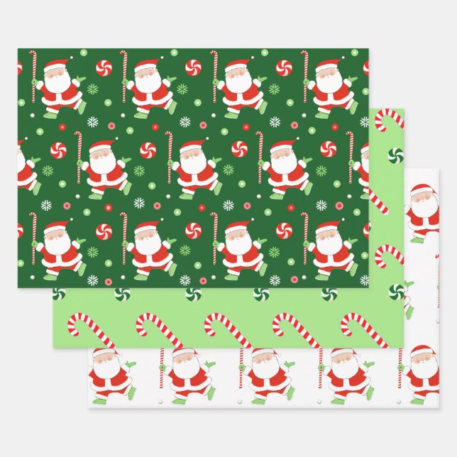 Unique Field Hockey Holiday Gift Wrapping Paper Sheet (Set)