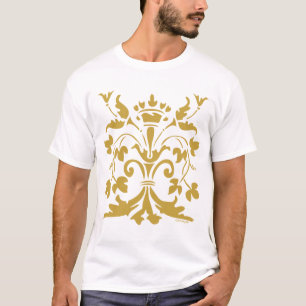 Unique Fleur de lis Queen (antique gold) T-Shirt